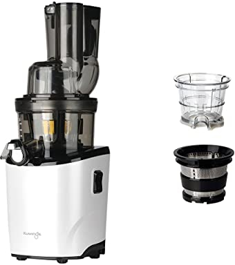 Kuvings - Extracteur de jus REVO830 + kit sorbet & smoothie - Double embouchure, Système de découpe automatique - Blanc