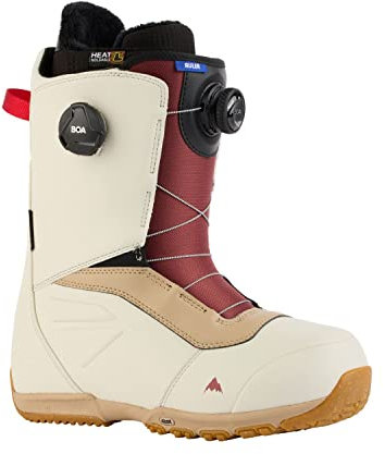 Burton Ruler BOA Herren Snowboardstiefel, Weiß/Rot, Größe 38