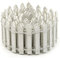 Liummrcy Gartenzaun Miniatur, Miniatur Holzzaun Mini Holzzaun Miniaturzaun Zaun Mikrolandschaft Ornamente Fairy Garten Ornamente Gartenzaun Miniatur Holz abhängender Zaun