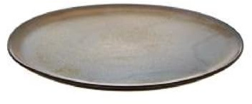 AIDA Raw – Dinner flach 28 cm – 4 Stück – Metall Braun
