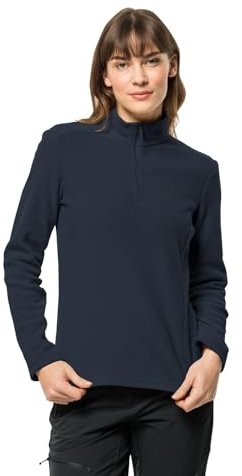 Jack Wolfskin Damen Taunus HZ W Pullover, Night Blue, M