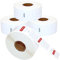 Doree 4 Rollen 11352 25mm x 54mm Selbstklebende Etiketten Kompatibel mit DYMO S0722520 2000 Rücksendeadressetiketten für LabelWriter 450 Serie und 4XL