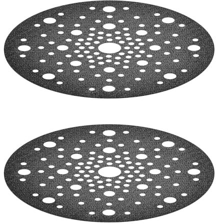 203343 Granat-Netzschutz-Pad, kompatibel mit Festool Sander 150, ES 150, ETS 150, ETS EC 150, WTS 150, 150 mm Schnittstellen-Pads zum Sparen des Klettpads, 2 Stück