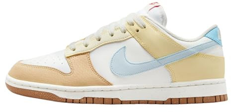 NIKE Dunk Low, Sneaker Uomo, White Top Glacier Blue, 39 EU