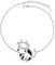 ROMANTICWORK Kuh Armband 925 Sterling Silber Herz Kuh Armband Kuh Schmuck Geburtstag Geschenke für Frauen Mädchen
