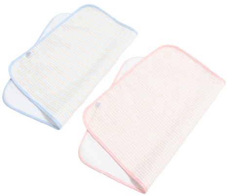 BESTonZON 2st Anti-pee-pad Menstruationseinlage Wiederverwendbares Wickelkissen Waschbare Pipi-pads Wickeltischabdeckung Menstruationsmatte Atmungsaktiv Baumwolle Stilleinlage