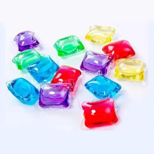 100 Stück Wäsche-Gel-Perlen Zum Waschen von Wäsche, Duftende Booster-Perlen, Langanhaltender Duft, Badezimmer-Gel-Perlen Für Haushaltsunternehmen