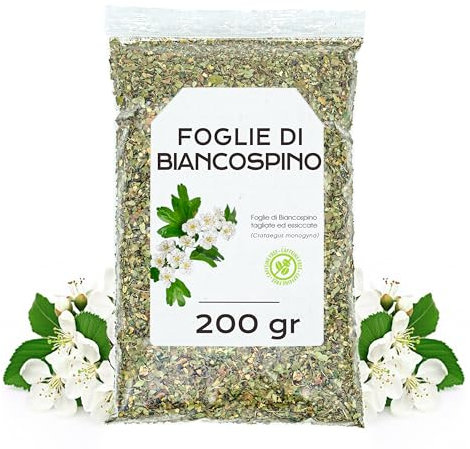 Infusión de Espino Blanco 200g - Hojas Cortadas y Secadas