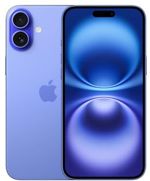 Apple iPhone 16 Plus 256 GB: 5G Handy mit Kamerasteuerung, A18 Chip und einem echten Boost für die Batterie. Funktioniert mit AirPods, Ultramarin