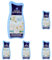 Felce Azzurra - Aria di Casa Profumatore Gel per l' Ambiente Muschio Bianco, Puro Benessere - 140 gr (Confezione da 5)