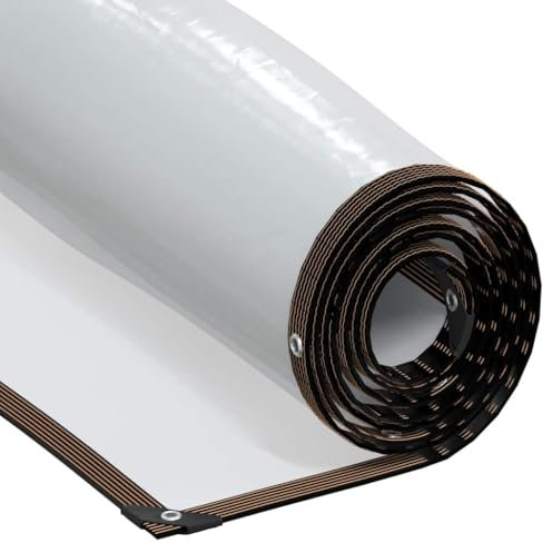 vidaXL Lona transparente con ojales polietileno 3x8 m, lona transparente, lona transparente de alta resistencia, lona transparente, lona transparente