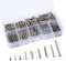 Kit de Vis pour Guitare électrique et Basses, 226 Pièces 9 types Guitar Screws pour Chevalet, Pickguard, Pickup, Accordeur, Commutateur et Plaque de Manche Vis, Argent