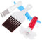 Generic 1 Set Air Conditioner Cleaning Tools Remover Bottle Cleaning Brush Cleaner Coil Drill Straightening Portable Air Conditioner Spanner Blower Vent Stainless Steel