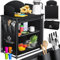 KESSER® Cocina de camping, incluye bolsa de transporte y juego de vasos, armario de camping, armario plegable, con estructura de aluminio, cocina de viaje, caja de cocina, armario para tienda de