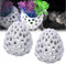 2 Stück Aquarium Höhle Deko, Garnelenhaus Aquarium, Garnelenhaus Aquarium Versteck, Simulation Poröser Korallenstein Cave Dekoration, Multifunktionale Aquarium Ornamente Für Aquarium 7*8CM