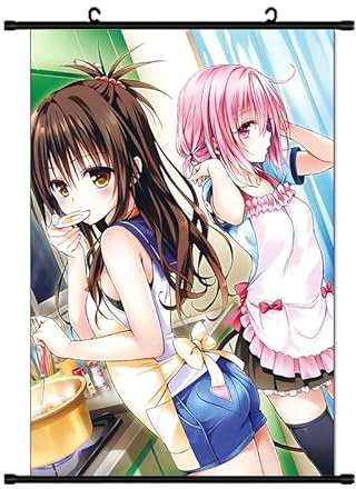 Anime Golden Darkness Scroll Poster, Nana Astar Deviluke Hängendes Wandbild, Kunstbild für Zuhause, Wohnzimmer, Schlafzimmer, dekorativ, 40 x 60 cm