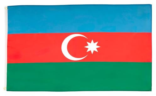 AZ FLAG 10er-Set Flaggen Aserbaidschan 150x90 cm Polyester 100D 2 Ösen