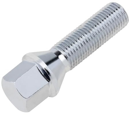 Tornillos Antirrobo Coche Tuerca de Rueda de Forma cónica for Perno de Rueda, Apta for Benz, Apta for BMW, compacta y útil, 14 x 1,5 mm, 40 mm, 60 mm de Largo