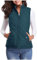 Ladies Gilets And Bodywarmers Quilted Waistcoat Pocket Ladies Waistcoat Body Warmer Zipper Sleeveless Jacket Light Padded Gilet Winter Sherpa Vest Fleece Jacket Women Sports Workout