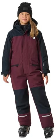 X-Trail Cortina Combinaison D'Hiver Enfant, Imperméable | 10.000 mm colonne d'eau, Coutures entièrement étanchéifiées, Coupe-vent, Respirabilité 10.000 g/m²/24h, Capuche amovible