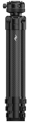 Peak Design Trépied Pro Lite, trépied compact professionnel pour appareil photo et vidéo, capacité de 15,9 kg, installation rapide, stabilité de niveau professionnel, rotule ergonomique, panoramique