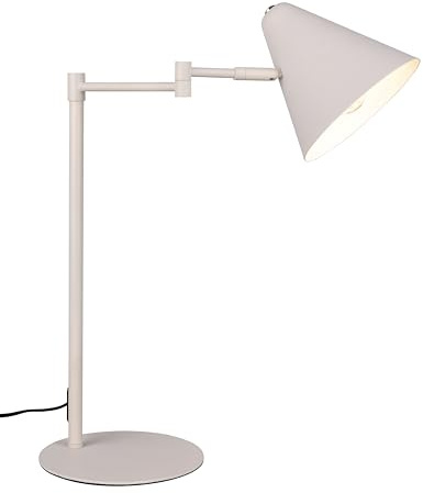 Trio Leuchten Tischleuchte Cosima 563900176, Metall Warm Grau, exklusive 1x E14, flexibles Gelenk