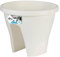 Elho Corsica Flower Bridge 30 - Fioriera per Balcone esterno - Ø 29.0 x H 23.8 cm - Bianco/White