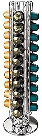 IBILI - Spender für Nespresso-Kaffeekapseln, 40 Kapseln, verchromter Stahl