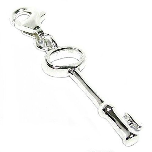 Queenberry Sterling Silber Schlüssel im europäischen Stil Verschluss Charme