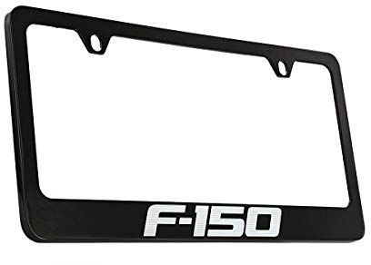 Ford F-150 Kennzeichenhalter aus Metall, schwarz beschichtet