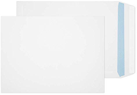 Blake Purely Everyday - White Envelopes 305 x 229 mm - Pack of 250 - Weight 100GSM - Peel and Seal Envelopes 12 x 9 Inches - Office Business Supplies (4286)