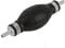 flexzon 10mm Rubber Fuel Primer Bulb Pump Diesel Petrol Inline Non Return Alloy Ends