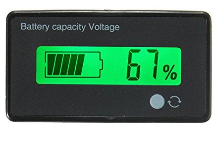 Bluelover 12V/24V/36V/48V 8-70V LCD Säure B Lithium Batterie Kapazität Indikator Digital Voltmeter