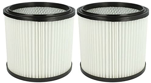 vhbw 2x filtre plissé compatible avec FAM Aquavac aspirateur | blanc