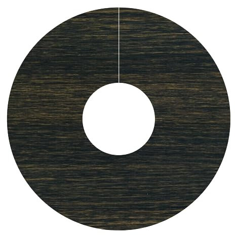 4 x Laser Cut (FC43 Panga Panga) Pipe Surrounds/Covers for Laminate Flooring (Can be Used for Natural Floor Covers)