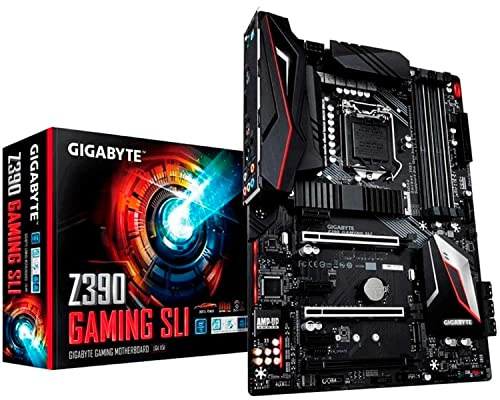 Gigabyte Z390 GAMING SLI scheda madre LGA 1151 (Presa H4) Intel Z390 ATX - Schede madri (DDR4-SDRAM, DIMM, 2133,2400,2666 MHz, Dual, 64 GB, Intel)