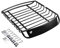 GOPLUS Dachkorb Auto, Gepäckträger aus Eisen, Dachträger Schwarz, Dachgepäckträger Universal, Gepäckträger Gepäckkorb, 120x98x16,5cm