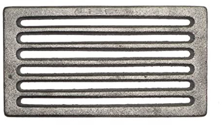 Griglia in ghisa per stufa cucina e caminetto caduta cenere 238 x 130 mm. - K6843