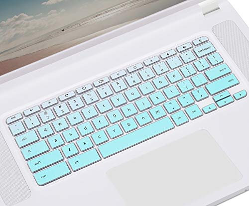 CASEDAO Tastaturabdeckung für Acer Chromebook 15 CB3-532 CB5-571 CP315 CB515 C910 | Chromebook Spin 11 311 511 512 15 | Acer Chromebook R 11 | Acer Chromebook Spin 13 CP713 Laptop Skin - Gradual Mint