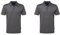 TuffStuff - Elite Polo Shirt for Work - Size XXL, Grey - 100% Polyester - Easy Care - Lightweight, Breathable & Moisture-Wicking with Contrast Panels - Versatile Work Wear