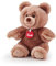 Trudi Braune Bär Brando Plüschtiergeschenk für Weihnachten, Geburtstag und Valentinstag. Plüschbär | 18x23x14cm Taglia S | Klassische Teddybären | Modello 25625
