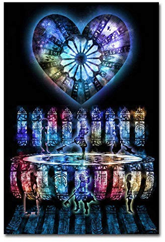 YYLPLLE Anime Jigsaw Puzzle 1000 Pieces, Cartoon Kingdom Hearts III Puzzle Wall Picture Decor, 50x75cm