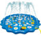 172cm/68 Splash Mat Sprinkler For Kids Water Toys For Kids Outdoor Water Play Mat Splash Pad For Dogs Kids Water Sprinkler Mat Anti Slip Splash Play Mat Sprinkler Pad Summer Garden (Alphabets)
