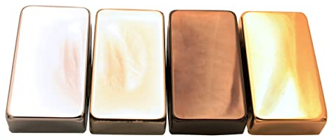 Humbucker Cover - unloched top style Nickel