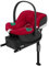 CBX by CYBEX Babyschale Aton B2 i-Size mit Base One, Inkl. ISOFIX-Basis und Neugeboreneneinlage, SensorSafe kompatibel, Ab Geburt bis ca. 24 Monate, Max. 13 kg, Rot