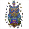 ACROPAQ PUZA3O Eule Wooden, Holzpuzzle, Holz, Puzzle Erwachsene, A3-200 Teile, 420 x 297 mm