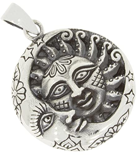 AFP Anhänger Sonne Mond 925 Sterling Silber AS-809