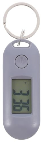 iplusmile Schlüsselanhänger Taschenuhr Mini Digitaluhr Studenten Schlüsselanhänger Tasche Kinder Elektronische Uhr mit ohne Batterie Gut Ablesbar für Mann Mädchen