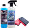 AutoFullCar FullCarX Kit de nettoyage en profondeur de carrosserie de voiture | Dégraissant + Clay Lube + 1 Pad Décontaminant | Élimine les tourbillons et les rayures et la pollution de la peinture