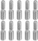 PATIKIL M6x1 zu M8x1.25 Doppel Ende Gewindebolzen Schraube Bolzen 10 Packung 304 Edelstahl Stab Bolzen Gewinde Reduzierer Adapter für Möbel Hardware 30mm Lang